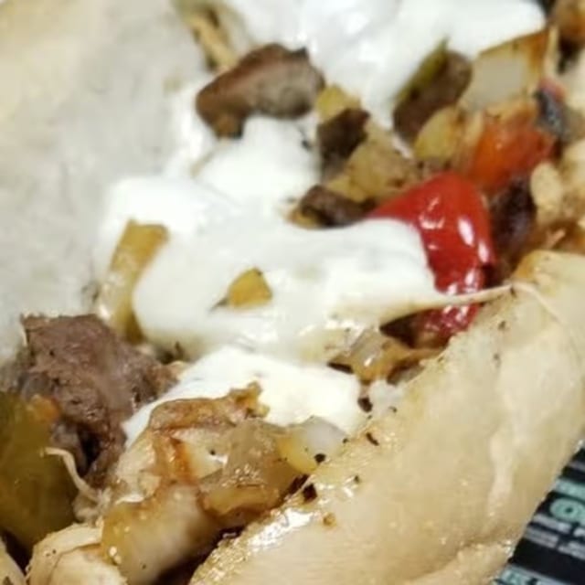 Onion Steak Sub.