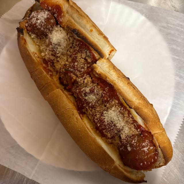 Meatball Parm Sub.