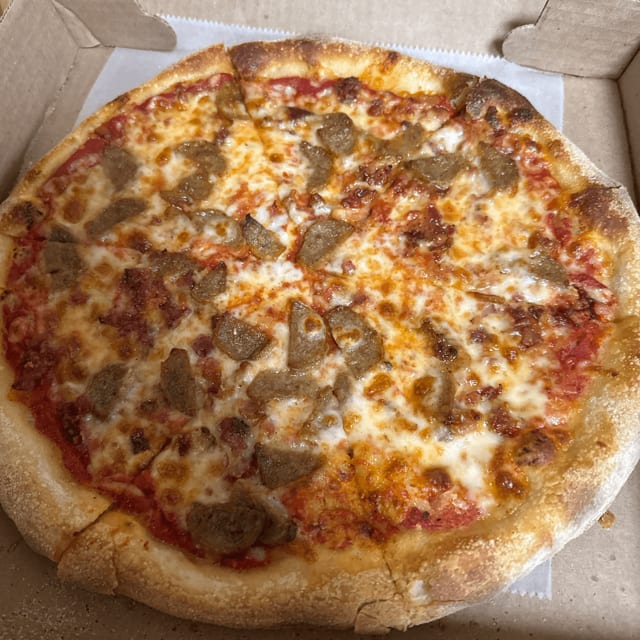 Bacon Cheeseburger Pizza.