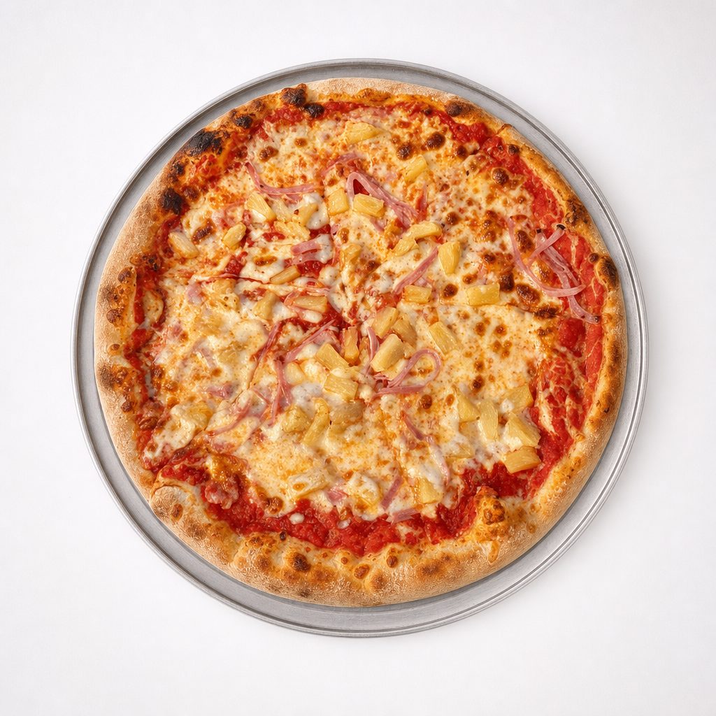 XLG BBQ Hawaiian Pizza.