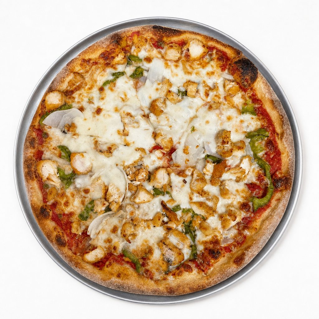 Medium Chicken Fajita Pizza.
