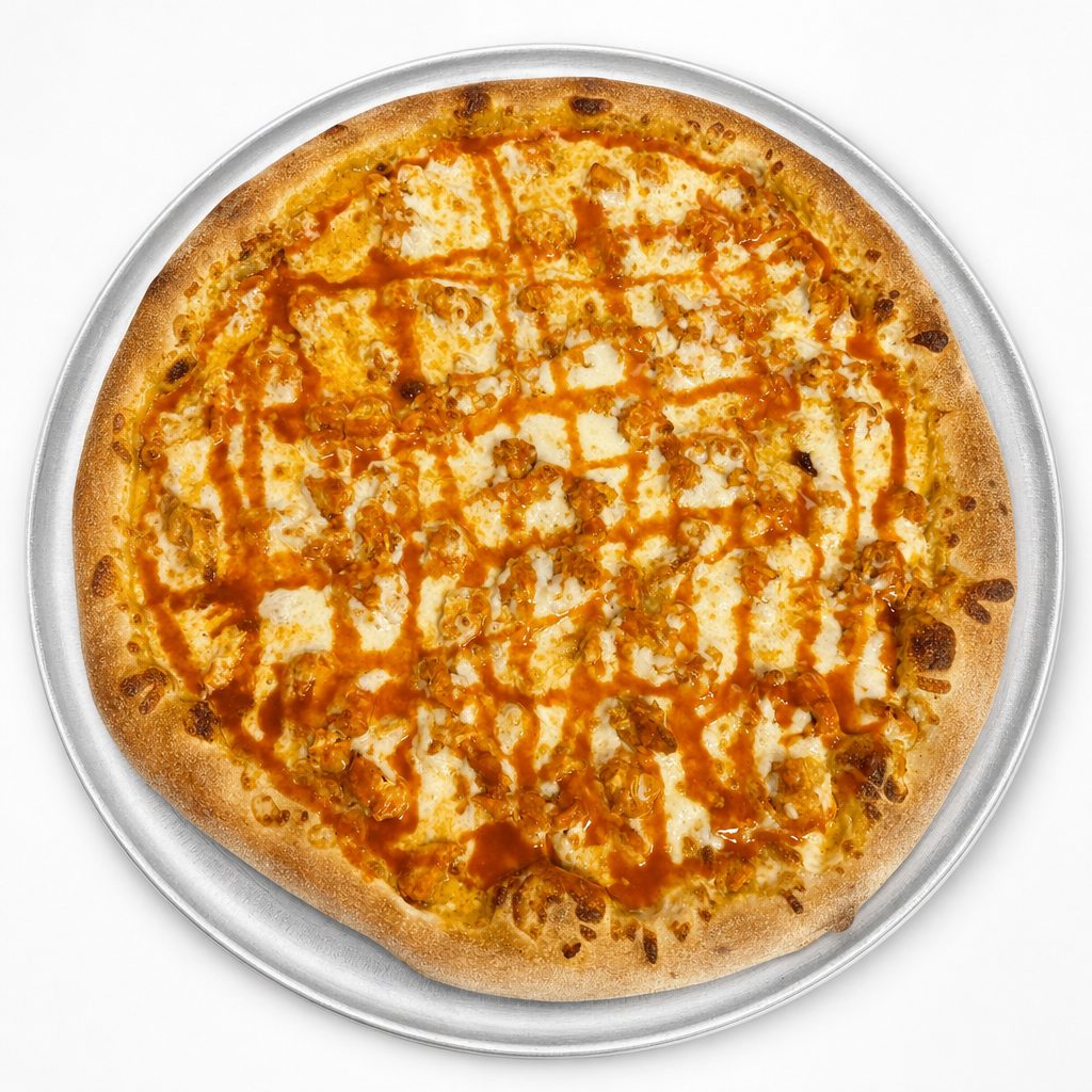 XLG Buffalo Chicken Pizza.