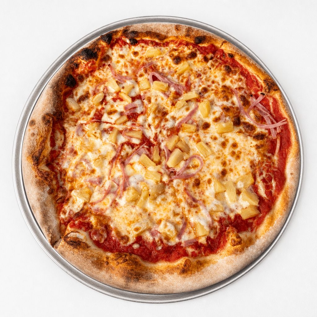 Large Hawaiian Pizza.