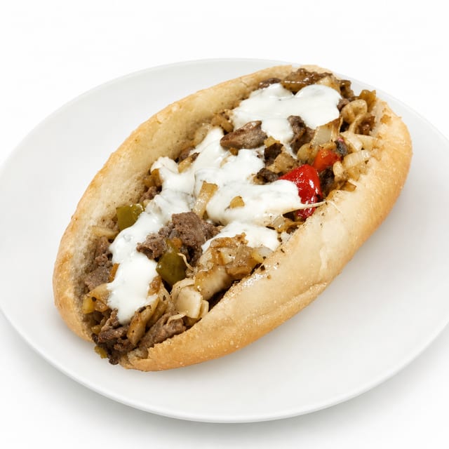 Onion Steak Sub.