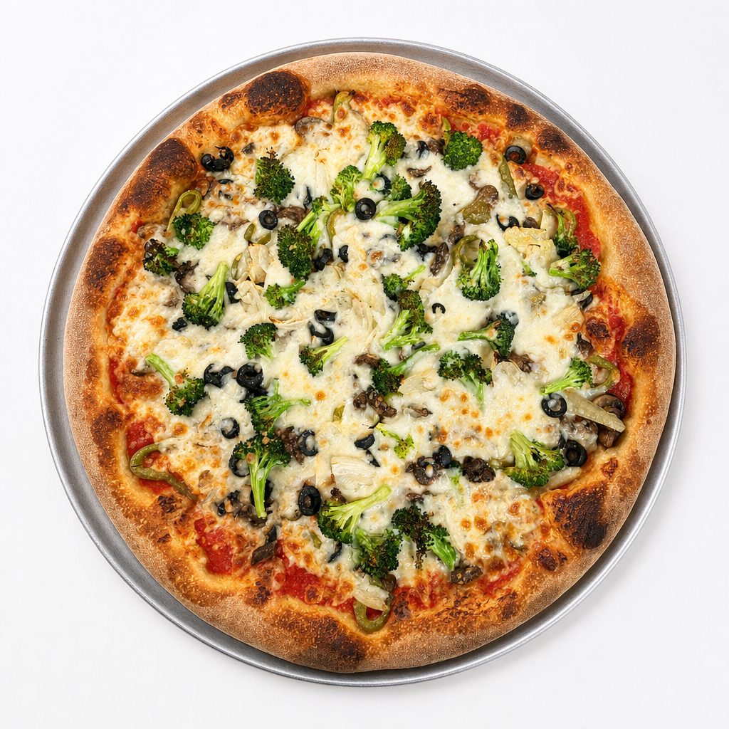 XLG Veggie Pizza.