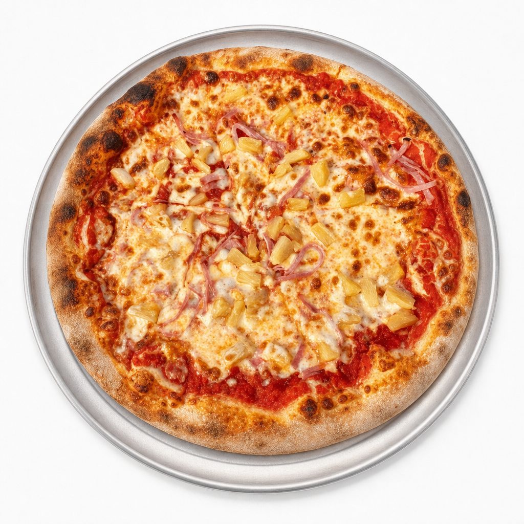 Sicilian BBQ Hawaiian Pizza.