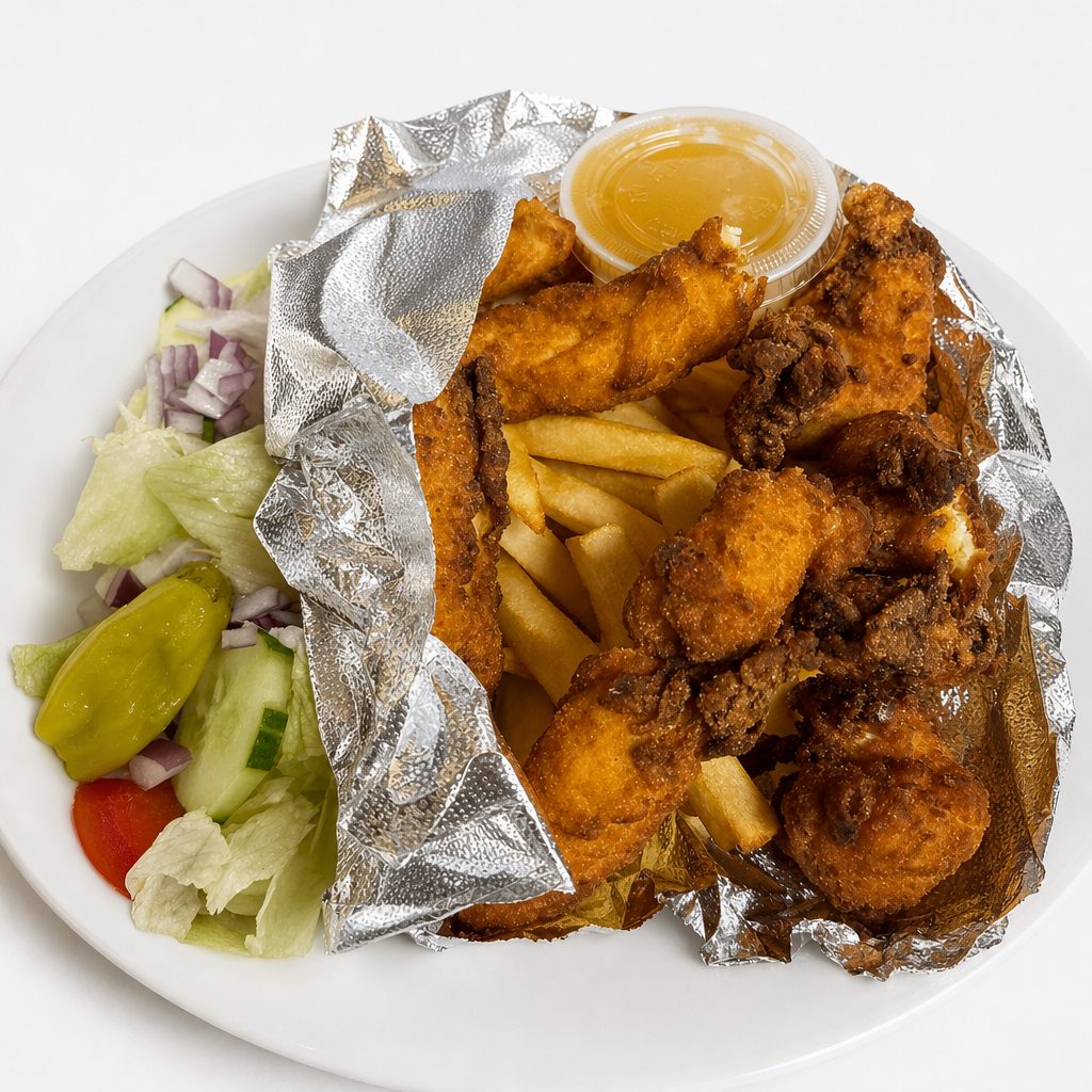 Chicken Finger Dinner.