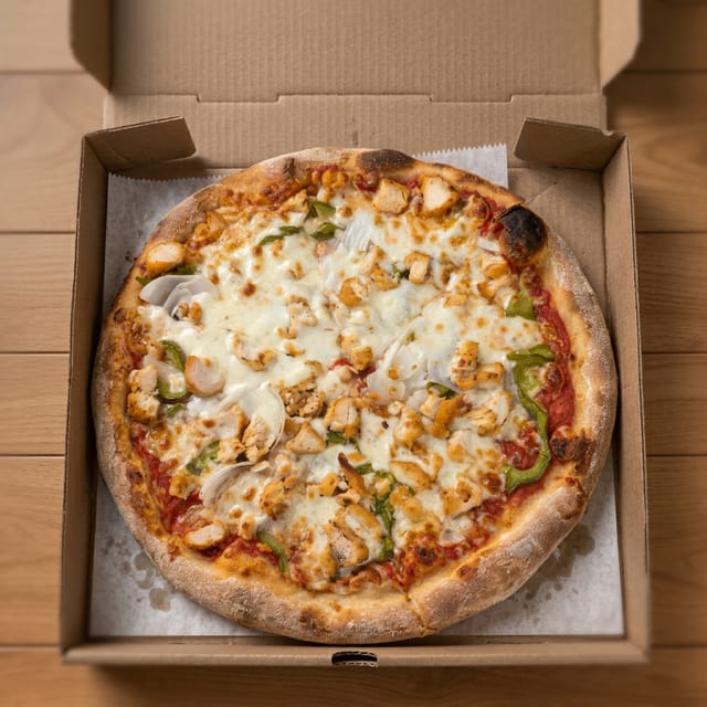 Chicken Fajita Pizza.