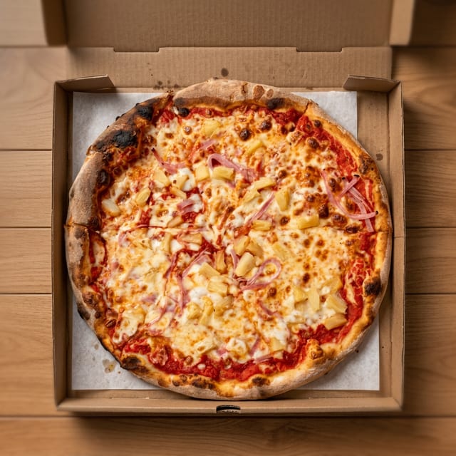 BBQ Hawaiian Pizza.
