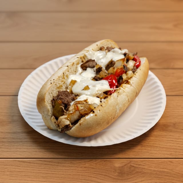 Onion Steak Sub.