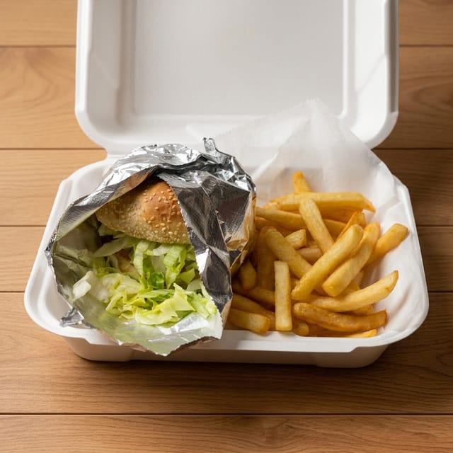 Cheeseburger Plate.