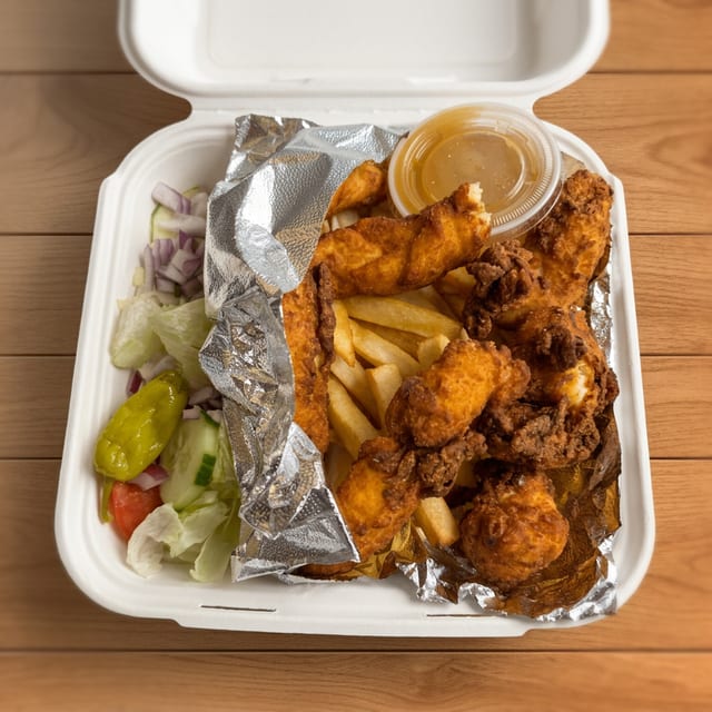 Chicken Finger Dinner.