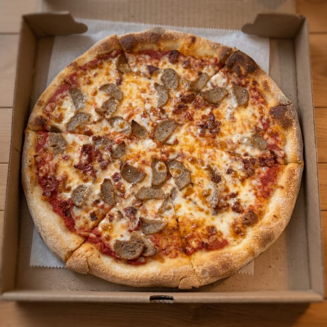 Bacon Cheeseburger Pizza.